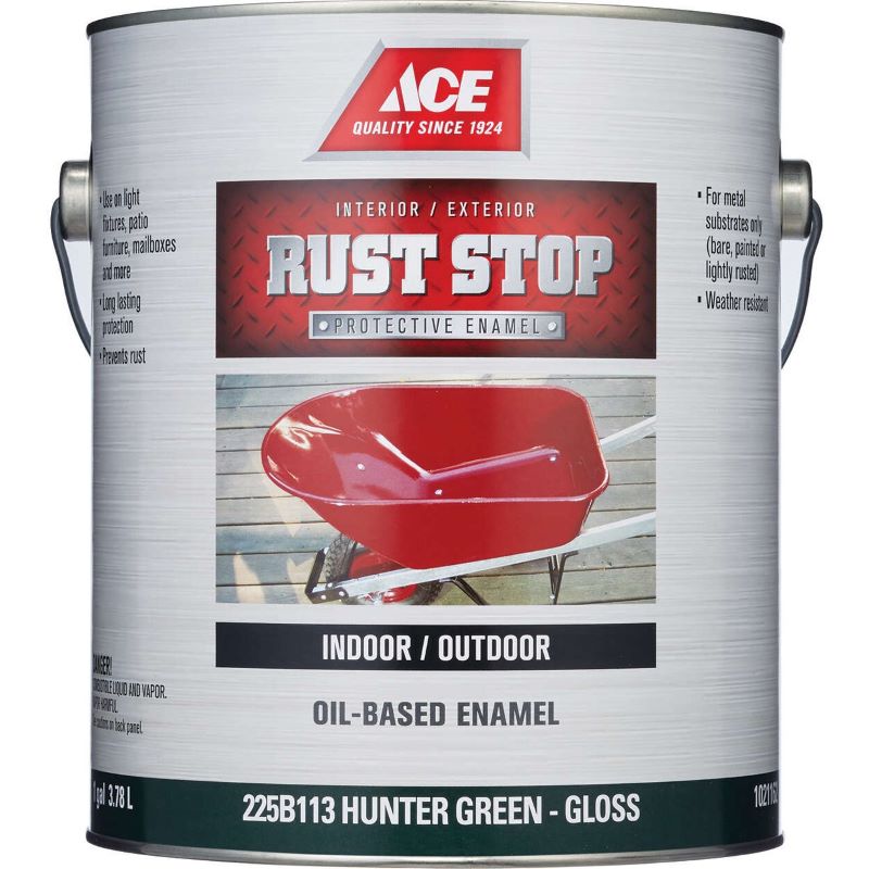 Ace Rust Stop Oil Based Enamel Gloss Hunter Green 1 gal