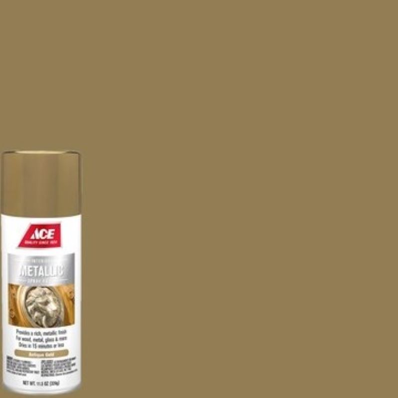 Ace Metallic Spray Paint Antique Gold 11 oz