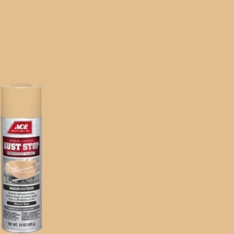 Ace Rust Stop Spray Paint Gloss Almond 15 oz