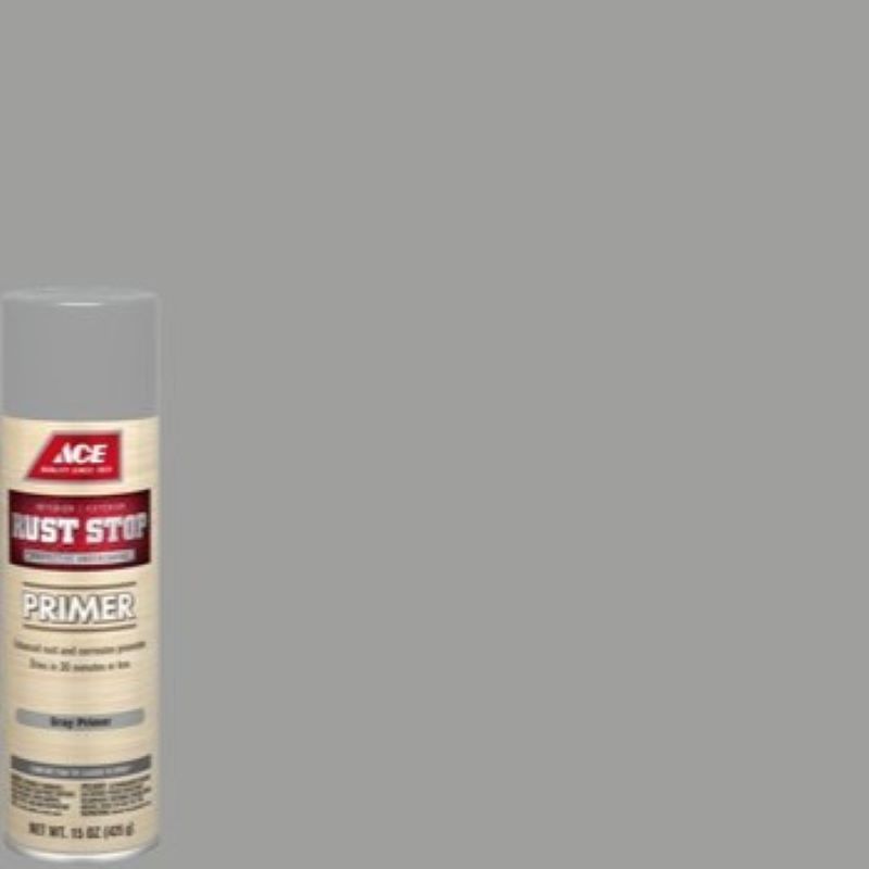 Ace Rust Stop Spray Paint Prime Grey 15 oz