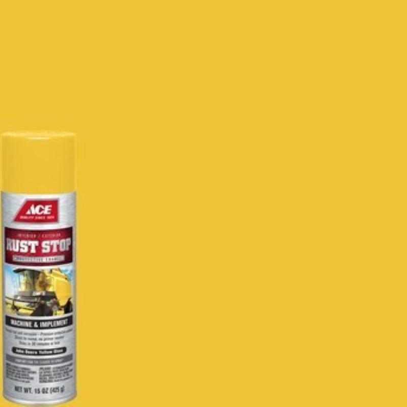 Ace Rust Stop Spray Paint Gloss John Deere Yellow 15 oz