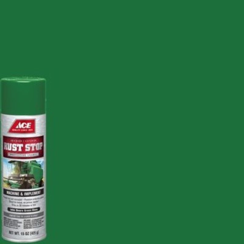 Ace Rust Stop Spray Paint Gloss John Deere Green 15 oz