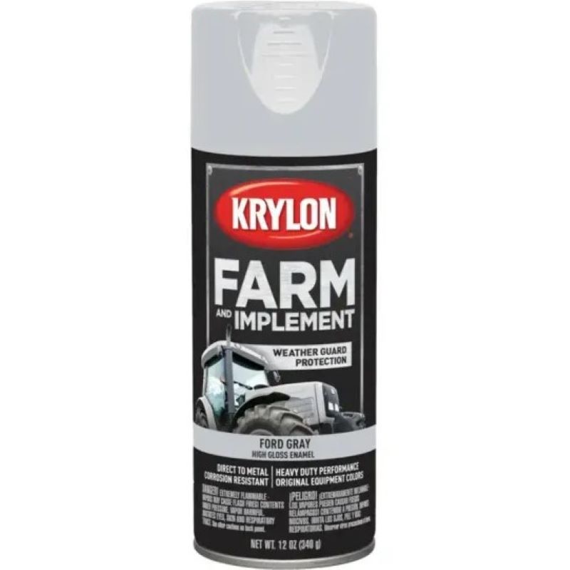 Krylon Farm & Implement Spray Paint Ford Gray 12 oz