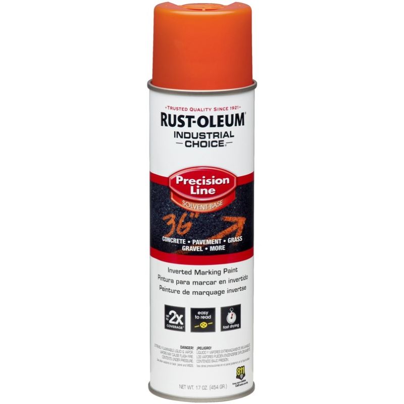 Rust-Oleum Marking Spray Paint Alert Orange 17 oz