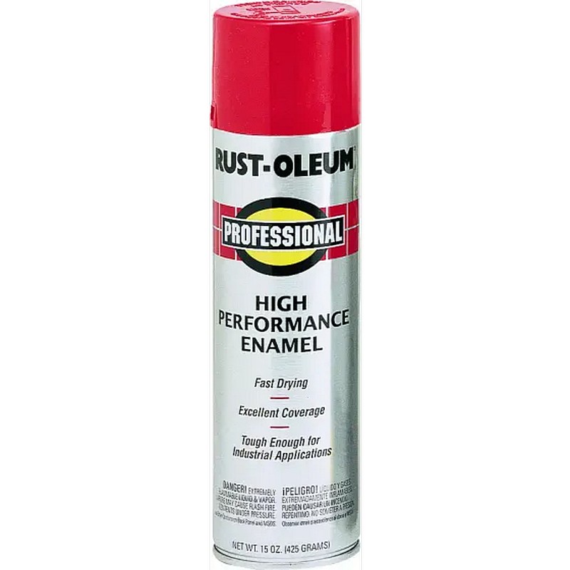 Rust-Oleum Professional Spray Paint Gloss Safety Red 15 oz