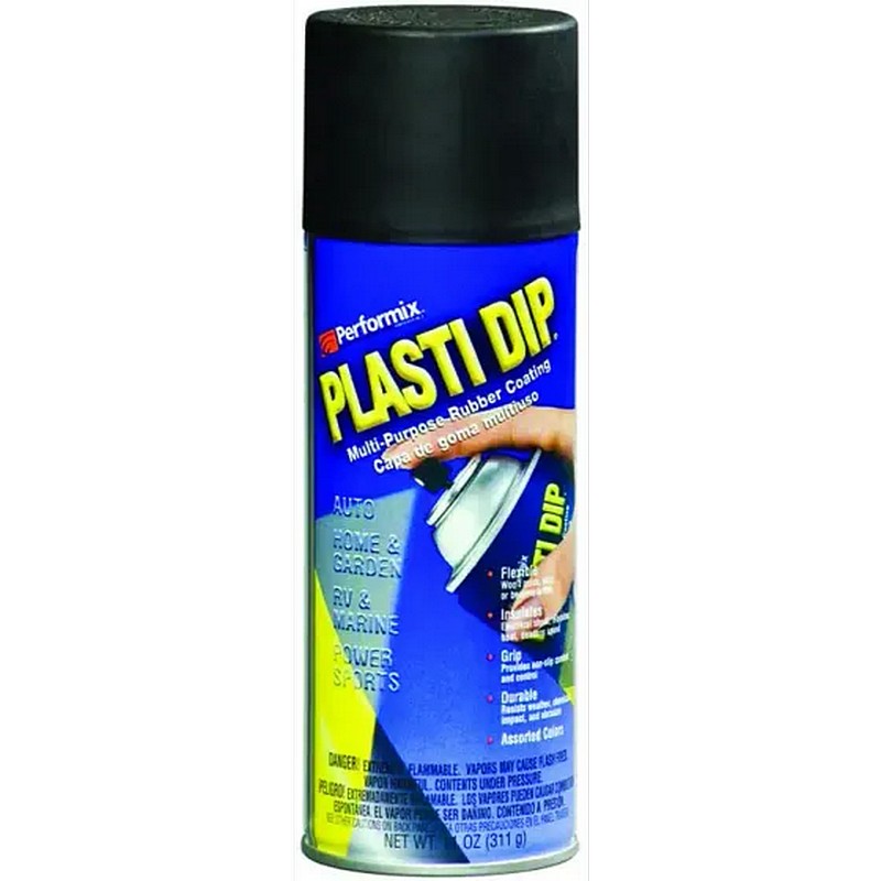 Plasti Dip Spray Rubber Coating Flat Black 11 oz