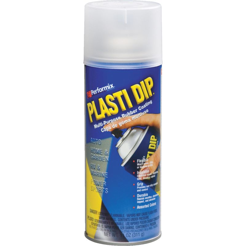 Plasti Dip Spray Rubber Coating Flat Clear 11 oz