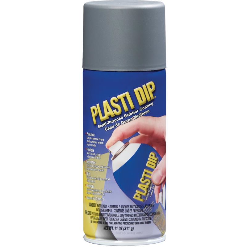 Plasti Dip Spray Rubber Coating Flat Gray 11 oz