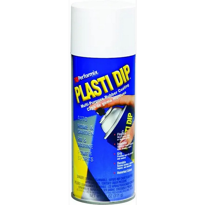 Plasti Dip Spray Rubber Coating Flat White 11 oz