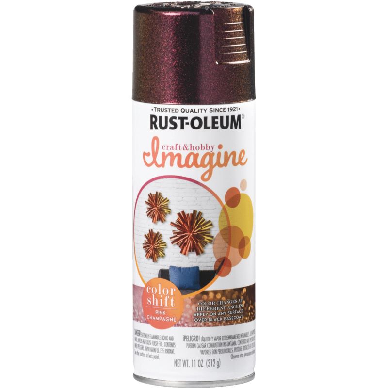 Rust-Oleum Craft Spray Paint Color Shift Champagne Pink 11 oz