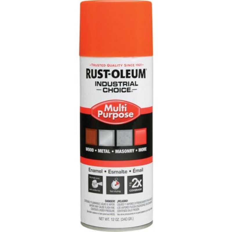 Rust-Oleum Multi Purpose Spray Paint OSHA Safety Orange 12 oz