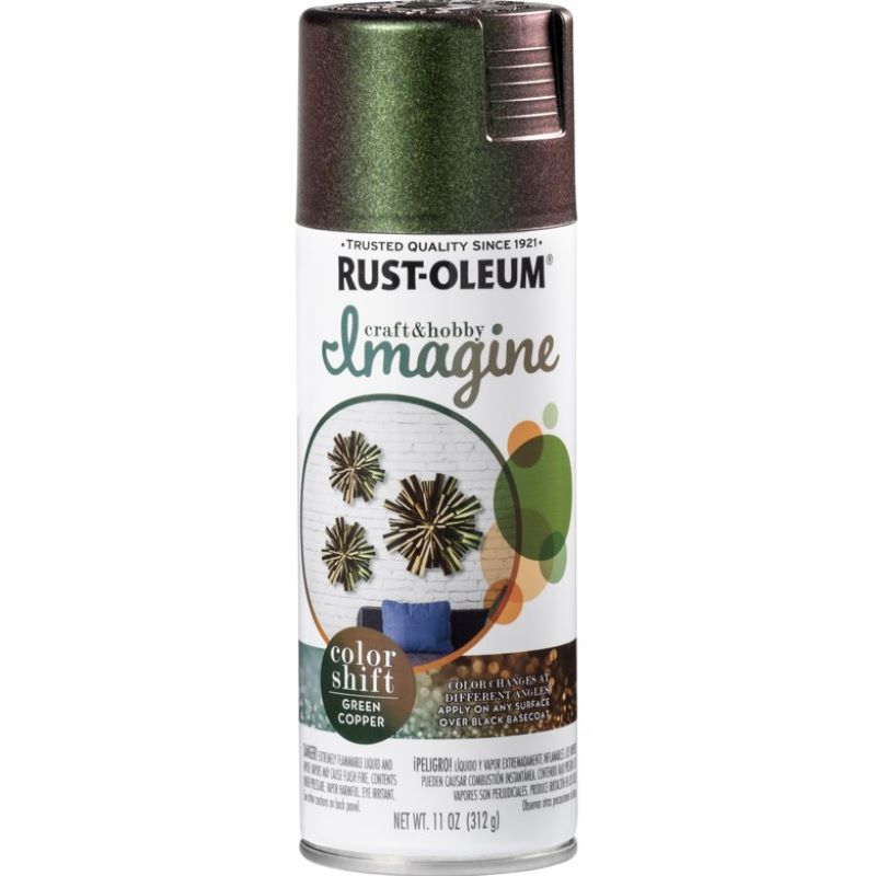 Rust-Oleum Craft Spray Paint Color Shift Green Copper 11 oz