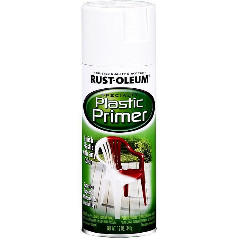 Rust-Oleum Plastic Primer Spray White 12 oz