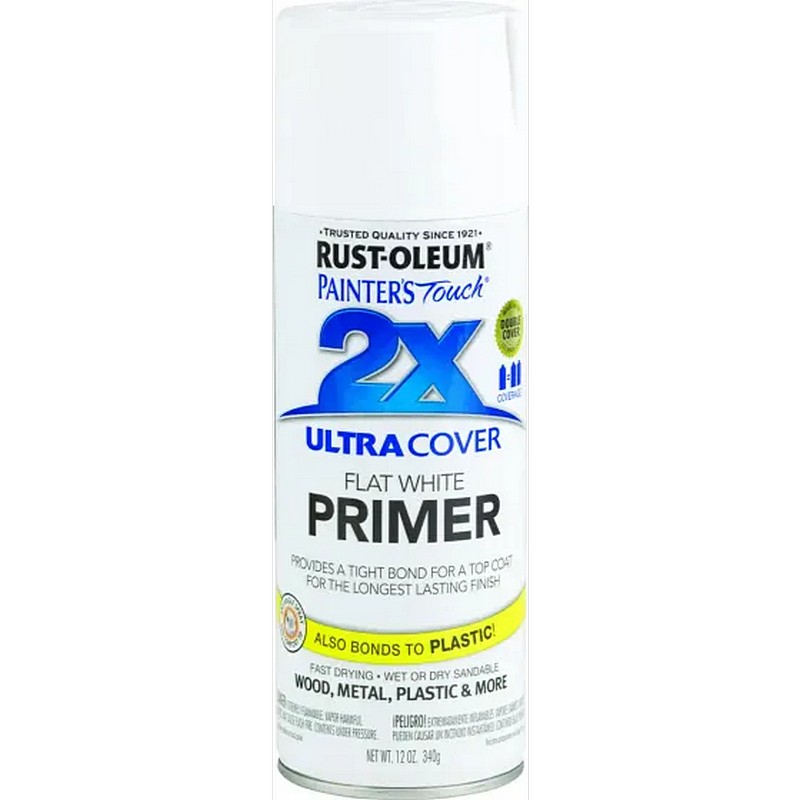 Rust-Oleum 2X Ultra Cover Spray Primer Flat White 12 oz