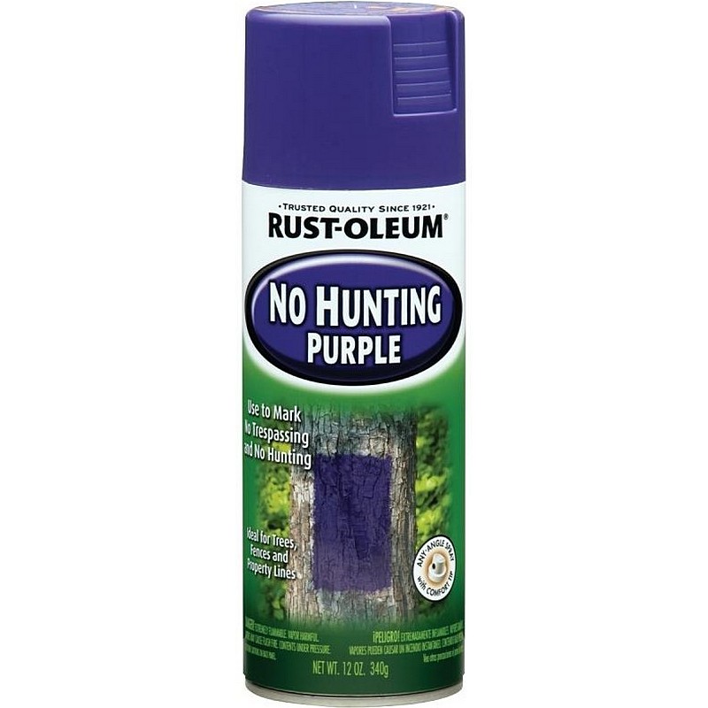 Rust-Oleum Spray Paint No Hunting Purple 12 oz