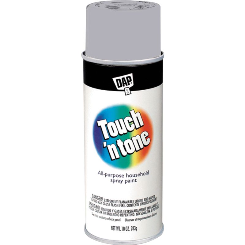 Touch N Tone Spray Paint Flat Gray 10 oz