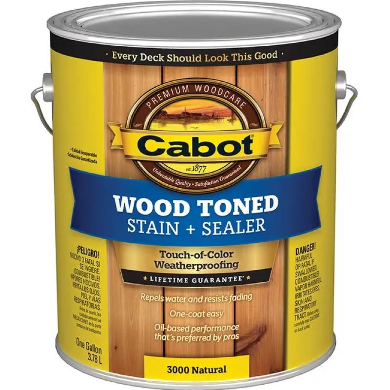 Cabot Wood Stain + Sealer Natural 1 gal