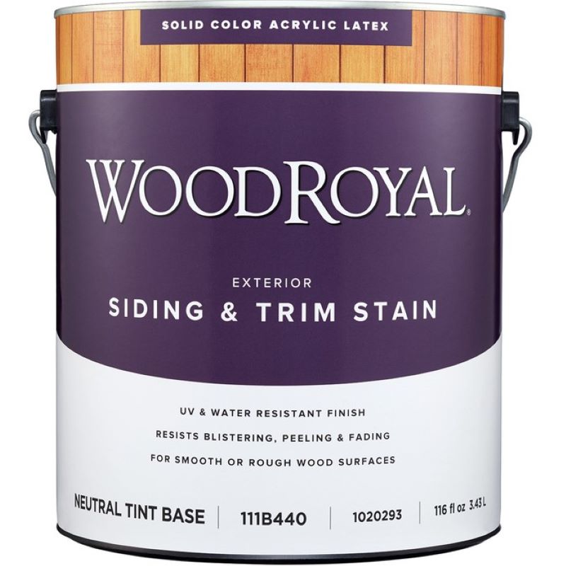 Ace Wood Royal Siding & Trim Stain Flat Neutral Base 1 gal