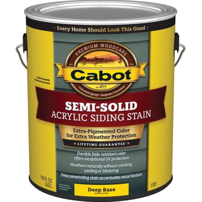 Cabot Semi-Solid Acrylic Siding Stain Deep Base 1 gal