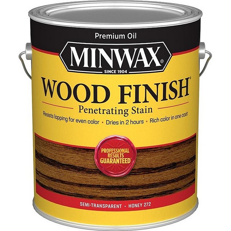 Minwax Wood Finish Penetrating Stain Semi-Transparent Honey 1 gal