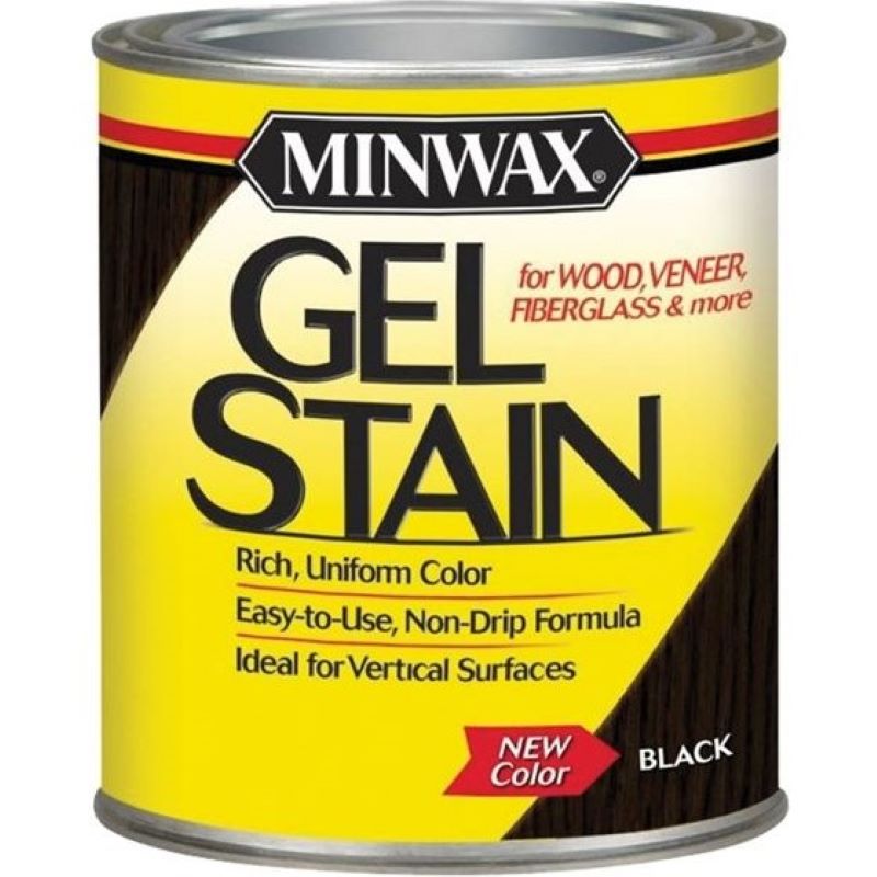 Minwax Gel Stain Low Luster Black 1 qt