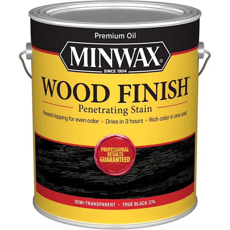 Minwax Interior Wood Penetrating Stain True Black 1 gal