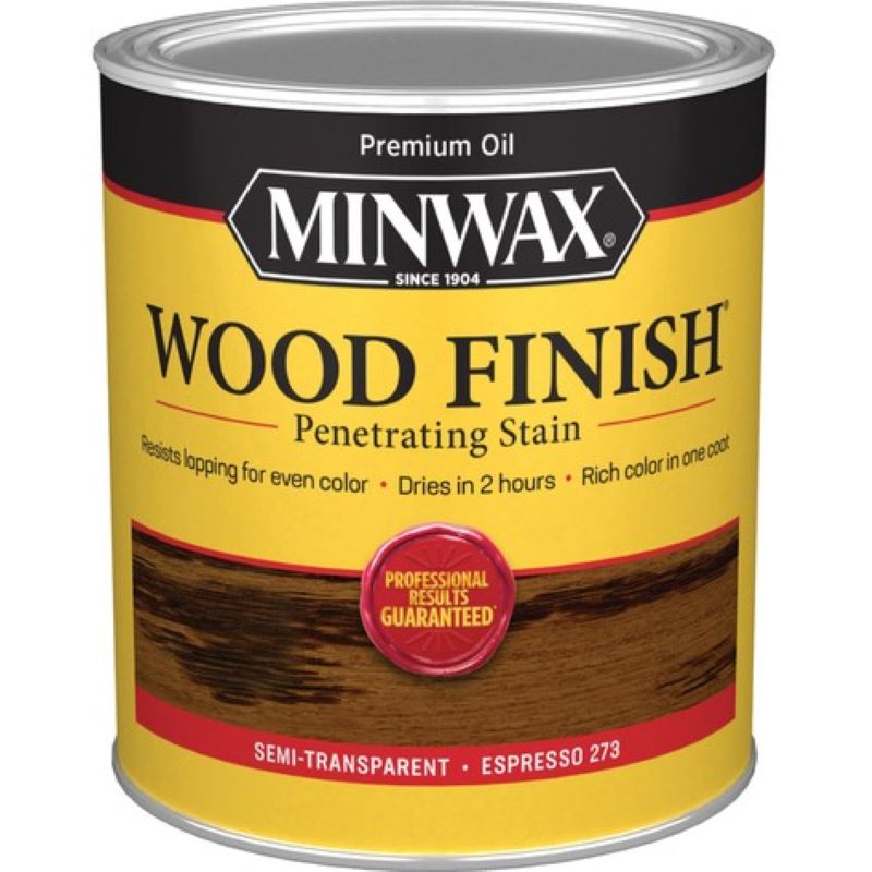 Minwax Interior Wood Penetrating Stain Espresso 1 qt