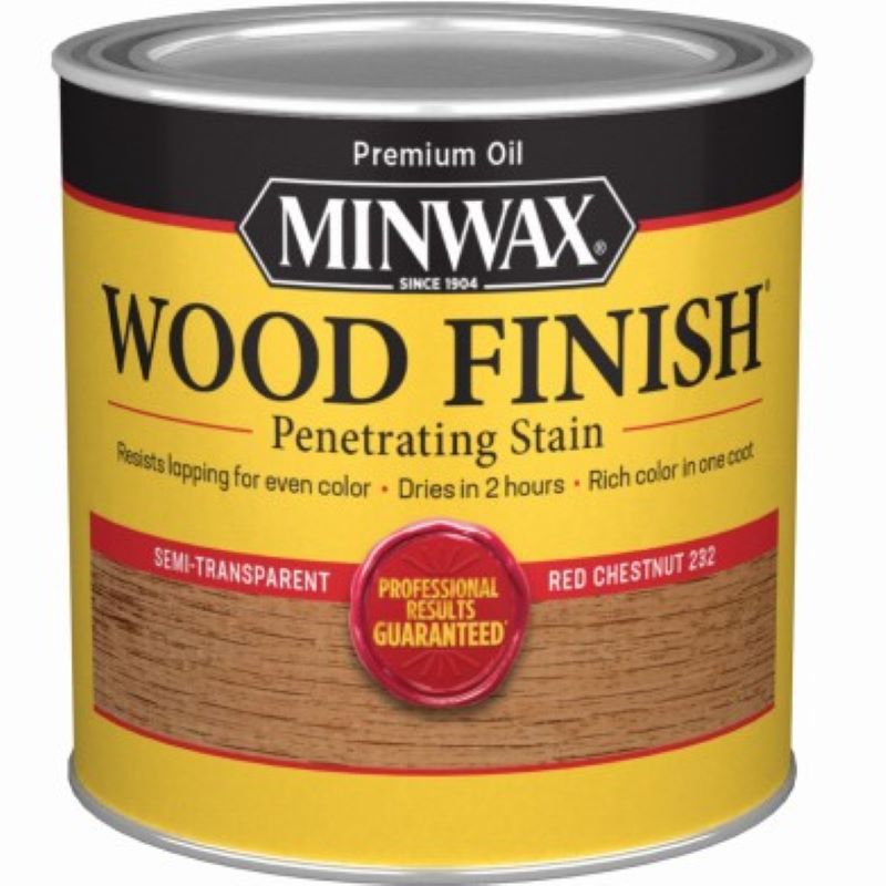 Minwax Interior Wood Penetrating Stain Red Chestnut 8 oz