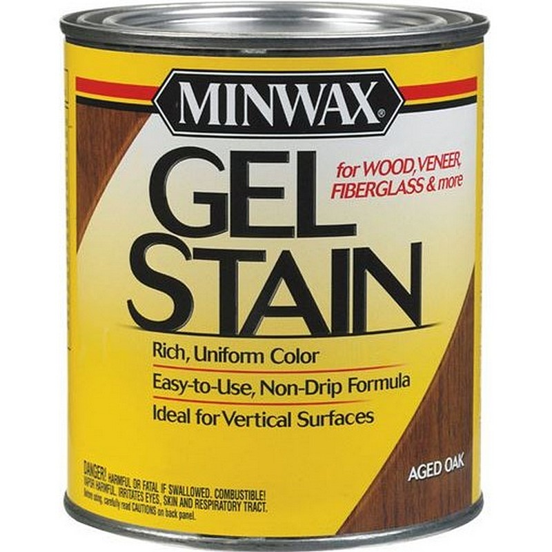 Minwax Gel Stain Wood Finish Aged Oak 1 qt