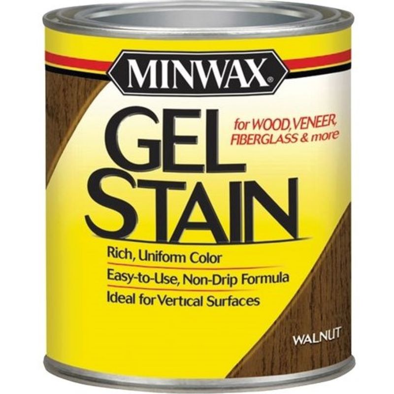 Minwax Gel Stain Wood Finish Walnut 1 qt