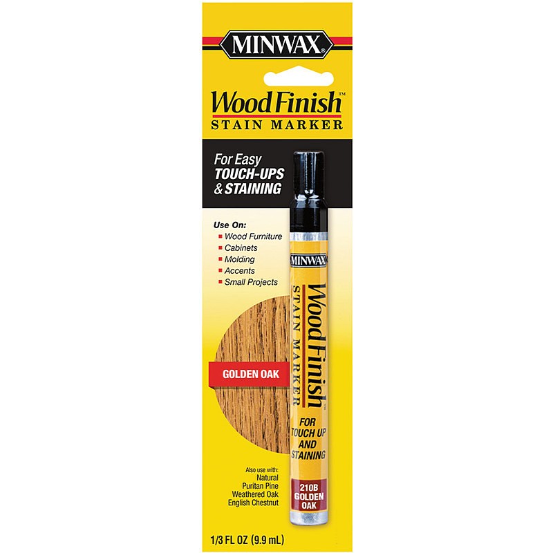 Minwax Wood Finish Stain Marker Golden Oak .33 oz