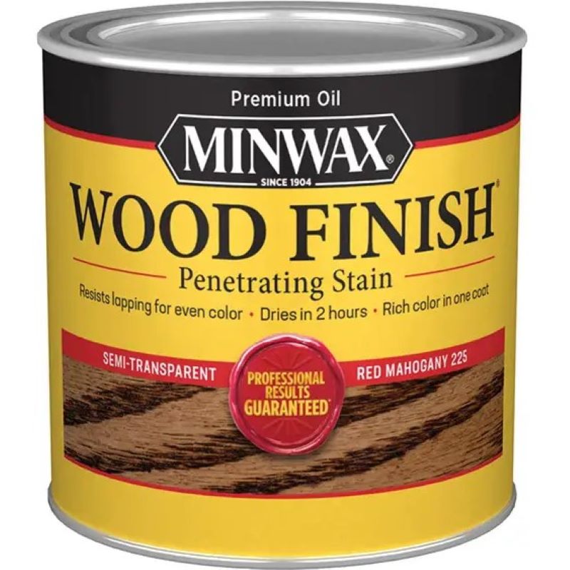 Minwax Interior Wood Penetrating Stain Red Mahogany 8 oz