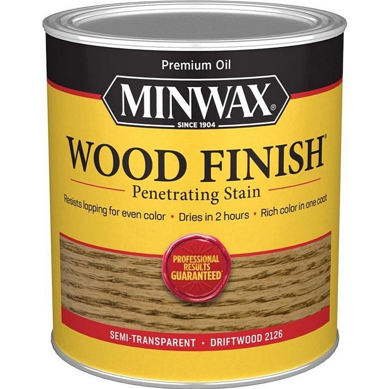 Minwax Interior Wood Penetrating Stain Driftwood 1 qt