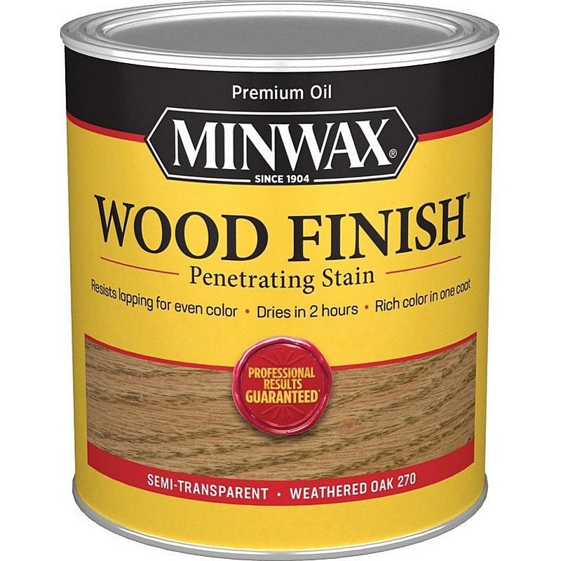 Minwax Interior Wood Penetrating Stain Weathered Oak 1 qt