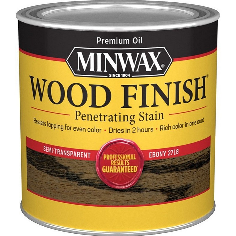 Minwax Interior Wood Penetrating Stain Ebony 8 oz