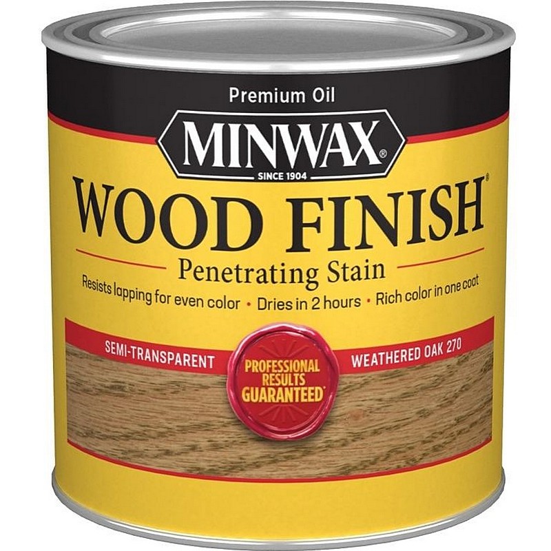 Minwax Interior Wood Penetrating Stain Weathered Oak 8 oz