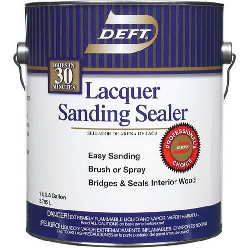 DEFT Lacquer Sanding Sealer Clear 1 gal