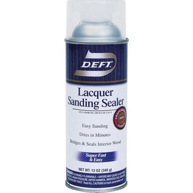 DEFT Lacquer Sanding Sealer Clear Spray 12 oz