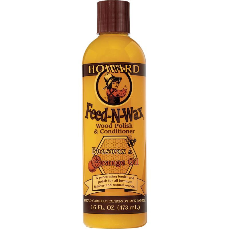 Howard Feed N Wax Wood Polish & Conditioner 16 oz