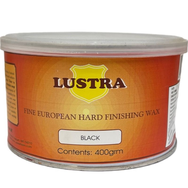 Lustra Hard Finishing Wax Black 1 lb