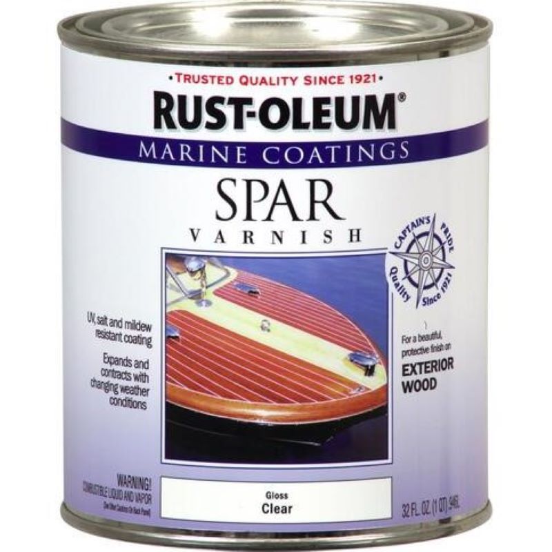 Rust-Oleum Marine Spar Varnish Clear Gloss 1 qt