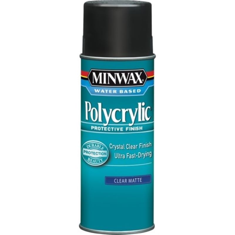 Minwax Polycrylic Finish Crystal Clear Matte 11.5 oz