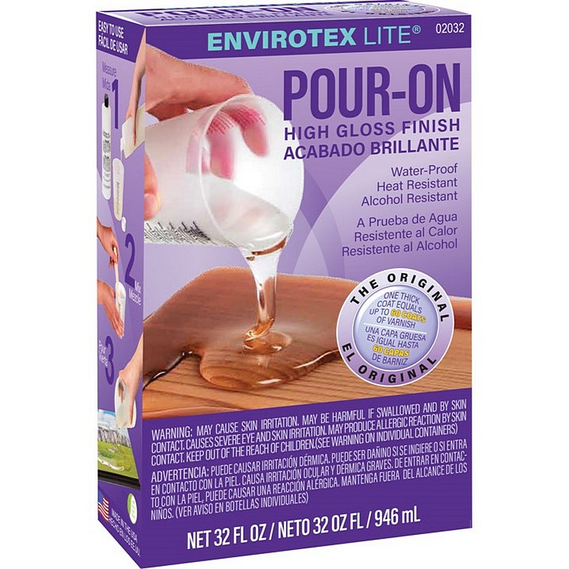 Envirotex Lite Pour On Resin High Gloss 32 oz