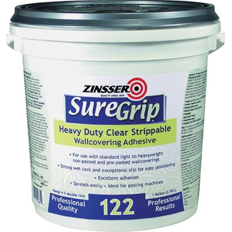 SureGrip Heavy Duty Clear Wallpaper Adhesive 1 gal