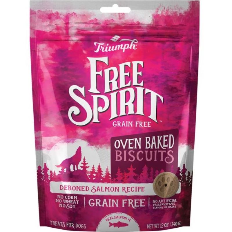 Free Spirit Salmon Dog Biscuits 12 oz