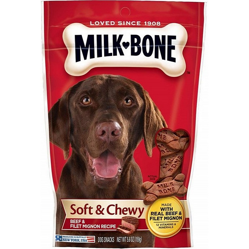 Milk Bone Filet Mignon Chewy Dog Treats 5.6 oz