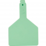 Z1 No Snag Cow Tag Blank Green 25 Ct