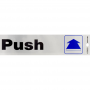 Push Sign 2"x8"