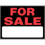 For Sale Plastic Sign 8"x12"