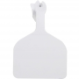 Z-Tag Feedlot Blank White 50 Ct